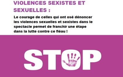 VIOLENCES SEXUELLES DANS LE CINÉMA L’AUDIOVISUEL OU LE SPECTACLE