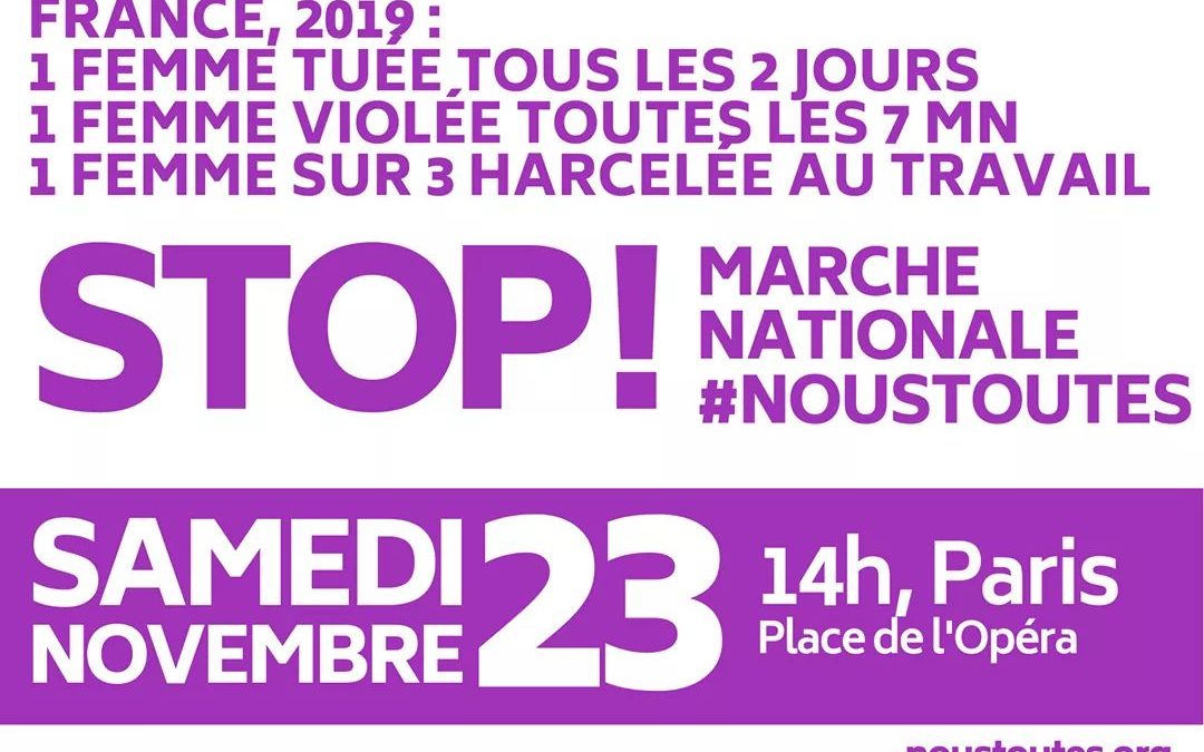 La CGT appelle à la marche #Noustoutes le 23/11 prochain