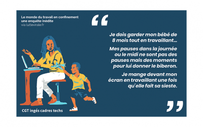 Non, on ne peut pas télétravailler en gardant ses enfants
