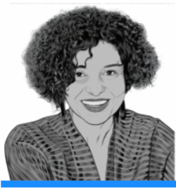 Rachel Silvera Alternatives Economiques Portrait de Rachel Silvera en dessin