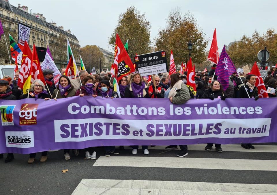 Une manifestation pechue contre les violences sexistes et sexuelles