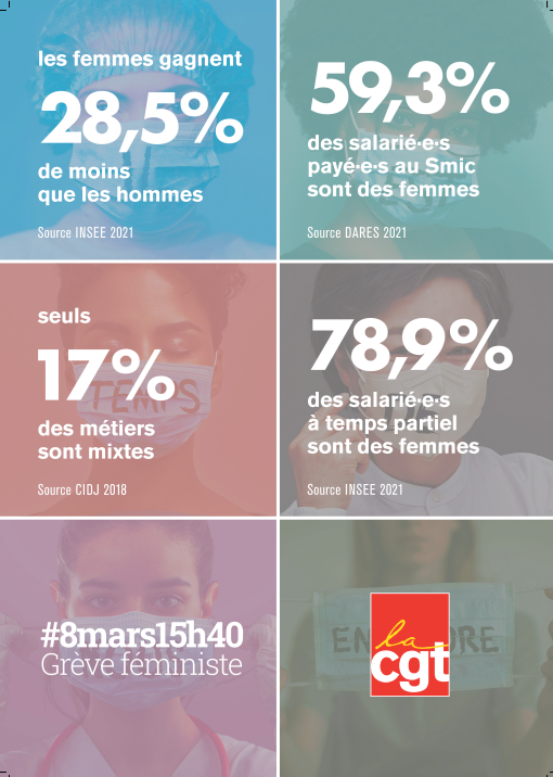 Affiche 8 mars greve feministe A2