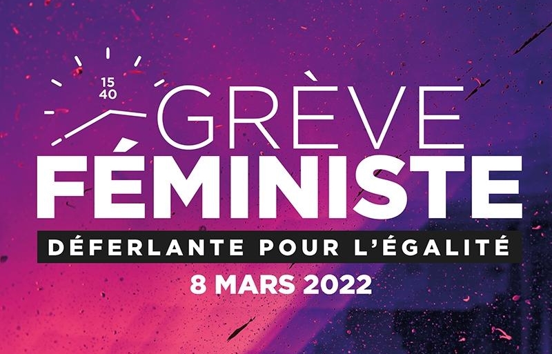 ENSEMBLE, EN GRÈVE FÉMINISTE LE 8 MARS !