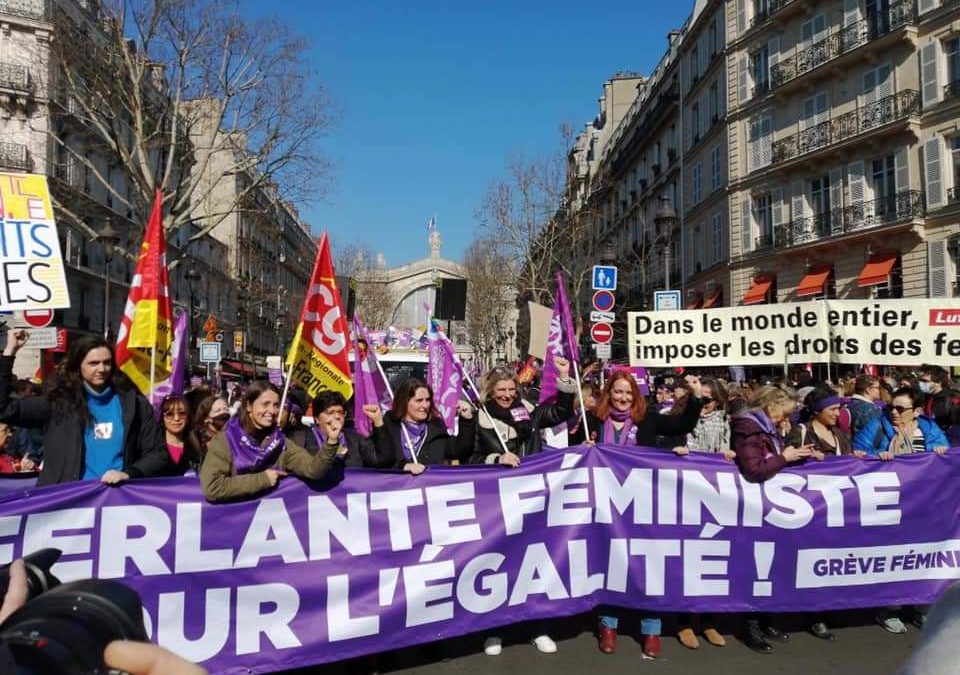 Partout en France, le 8 mars une déferlante de manifestant.e.s pour l’égalité
