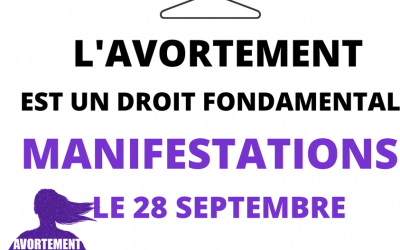 28 septembre : journée mondiale pour le droit à l’avortement