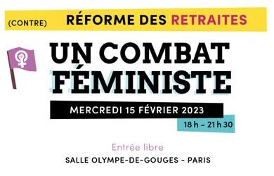 MEETING politis Réforme des retraites : un combat féministe