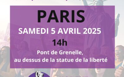 Soutien à nos soeurs qui marcheront contre les attaques de Trump aux Etats-Unis le 5 avril 2025